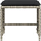 vidaXL - Tuinkrukken - 4 - st - met - kussens - 41x41x36 - cm - poly - rattan - lichtgrijs
