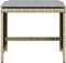 vidaXL - Tuinkrukken - 4 - st - met - kussens - 41x41x36 - cm - poly - rattan - beige