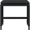 vidaXL - Tuinkrukken - 4 - st - met - kussens - 41x41x36 - cm - poly - rattan - zwart