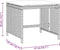 vidaXL - Tuinkrukken - 4 - st - met - kussens - 41x41x36 - cm - poly - rattan - lichtgrijs
