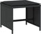 vidaXL - Tuinkrukken - 4 - st - met - kussens - 41x41x36 - cm - poly - rattan - zwart