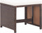 vidaXL - Tuinkrukken - 4 - st - met - kussens - poly - rattan - bruin