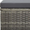 vidaXL - Tuinkrukken - 4 - st - met - kussens - poly - rattan - grijs