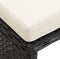 vidaXL - Tuinkrukken - 4 - st - met - kussens - poly - rattan - zwart