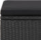 vidaXL - Tuinkrukken - 4 - st - met - kussens - poly - rattan - zwart