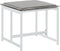 vidaXL - Tuinkrukken - 4 - st - met - kussens - staal - en - textileen - wit