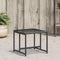 vidaXL - Tuinkrukken - 4 - st - poly - rattan - zwart