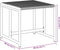 vidaXL - Tuinkrukken - 4 - st - poly - rattan - zwart