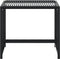 vidaXL - Tuinkrukken - 4 - st - poly - rattan - zwart