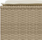 vidaXL - Tuinkrukken - met - kussens - 4 - st - poly - rattan - beige