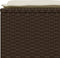 vidaXL - Tuinkrukken - met - kussens - 4 - st - poly - rattan - bruin