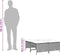 vidaXL - Tuinkrukken - met - kussens - 4 - st - poly - rattan - lichtgrijs