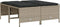 vidaXL - Tuinkrukken - met - kussens - 4 - st - poly - rattan - lichtgrijs
