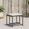 vidaXL - Tuinkrukken - met - kussens - 4 - st - poly - rattan - zwart