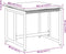 vidaXL - Tuinkrukken - met - kussens - 4 - st - poly - rattan - zwart