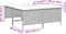 vidaXL - Tuinkrukken - met - kussens - 4 - st - poly - rattan - zwart