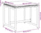 vidaXL - Tuinkrukken - met - kussens - 4 - st - poly - rattan - zwart