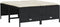 vidaXL - Tuinkrukken - met - kussens - 4 - st - poly - rattan - zwart