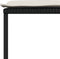 vidaXL - Tuinkrukken - met - kussens - 4 - st - poly - rattan - zwart