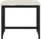 vidaXL - Tuinkrukken - met - kussens - 4 - st - poly - rattan - zwart