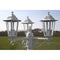 vidaXL - Tuinlantaarn - Kingston - 3-arms - 215 - cm - wit