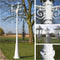 vidaXL - Tuinlantaarn - Kingston - 3-arms - 215 - cm - wit