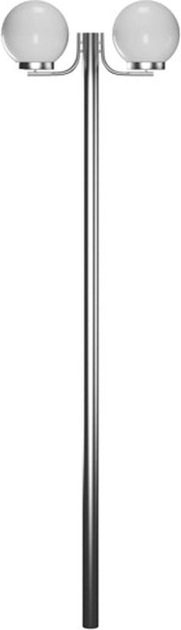 vidaXL Tuinlantaarn met 2 peertjes 220 cm