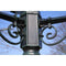 vidaXL - Tuinlantaarn - met - 3 - armen - 215 - cm - aluminium - donkergroen/zwart