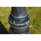 vidaXL - Tuinlantaarn - met - 3 - armen - 215 - cm - aluminium - donkergroen/zwart