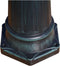 vidaXL Tuinlantaarn Preston 2-arms 215 cm donkergroen