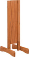 vidaXL - Tuinlatwerk - 120x60 - cm - massief - vurenhout - oranje