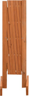 vidaXL - Tuinlatwerk - 120x60 - cm - massief - vurenhout - oranje