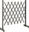 vidaXL - Tuinlatwerk - 120x90 - cm - massief - vurenhout - grijs