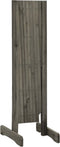 vidaXL - Tuinlatwerk - 150x80 - cm - massief - vurenhout - grijs