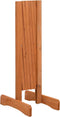 vidaXL - Tuinlatwerk - 150x80 - cm - massief - vurenhout - oranje