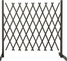 vidaXL - Tuinlatwerk - 180x100 - cm - massief - vurenhout - grijs