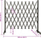 vidaXL - Tuinlatwerk - 180x100 - cm - massief - vurenhout - grijs