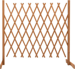 vidaXL - Tuinlatwerk - 180x100 - cm - massief - vurenhout - oranje