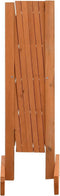 vidaXL - Tuinlatwerk - 180x100 - cm - massief - vurenhout - oranje
