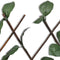 vidaXL - Tuinlatwerk - 5 - st - met - kunstbladeren - 180x90 - cm - wilg