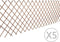 vidaXL - Tuinlatwerken - 5 - st - 180x60 - cm - wilgenhout