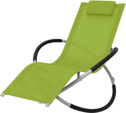 vidaXL - Tuinligbed - geometrisch - staal - groen