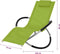 vidaXL - Tuinligbed - geometrisch - staal - groen