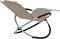 vidaXL - Tuinligbed - geometrisch - staal - taupe