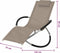 vidaXL - Tuinligbed - geometrisch - staal - taupe