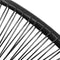 vidaXL - Tuinmaanstoel - poly - rattan - zwart