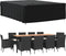 vidaXL - Tuinmeubelhoes - 420D - 350x260x90 - cm - oxford - zwart