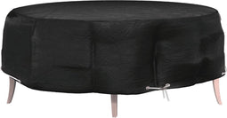 vidaXL - Tuinmeubelhoes - eilandlounge - 8 - oogjes - rond - Ø - 188x50 - cm