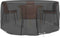 vidaXL - Tuinmeubelhoes - met - 10 - oogjes - Ø - 260x90 - cm