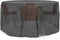 vidaXL - Tuinmeubelhoes - met - 10 - oogjes - rond - Ø - 230x90 - cm